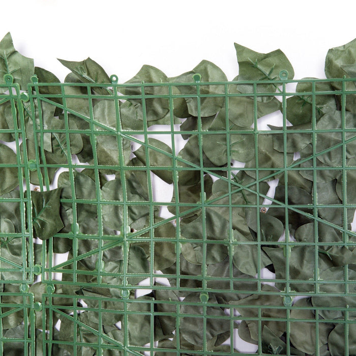 Artificial Leaf Screen Panel, 2.4x1m, Dark Green