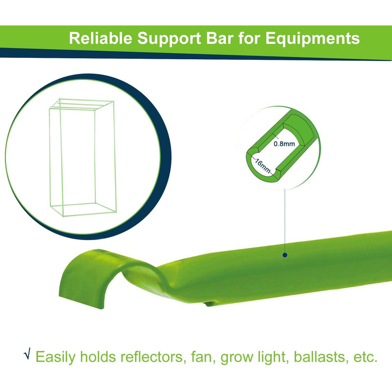 Hydroponic Plant Grow Tent, Window, L60xW60xH140 cm