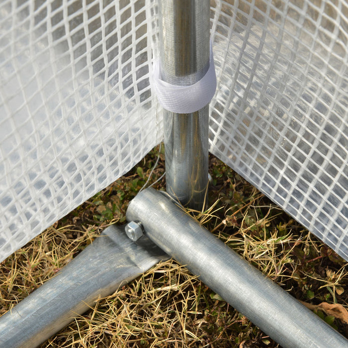 4x3m Polytunnel Greenhouse with Steel Frame