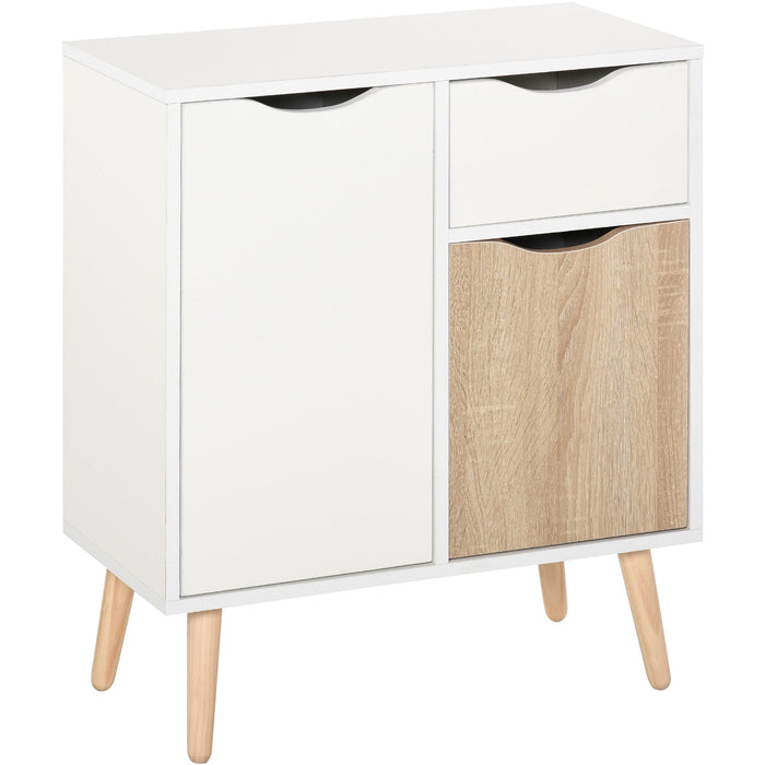 Scandi Inspired Floor Cabinet With Drawer