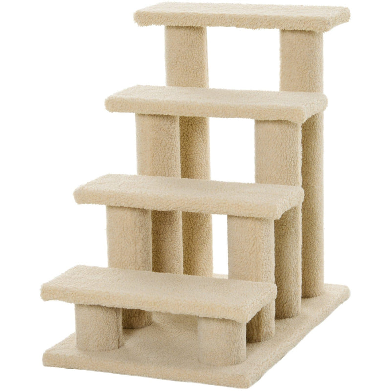 Pet Step Climing Frame - Light Brown