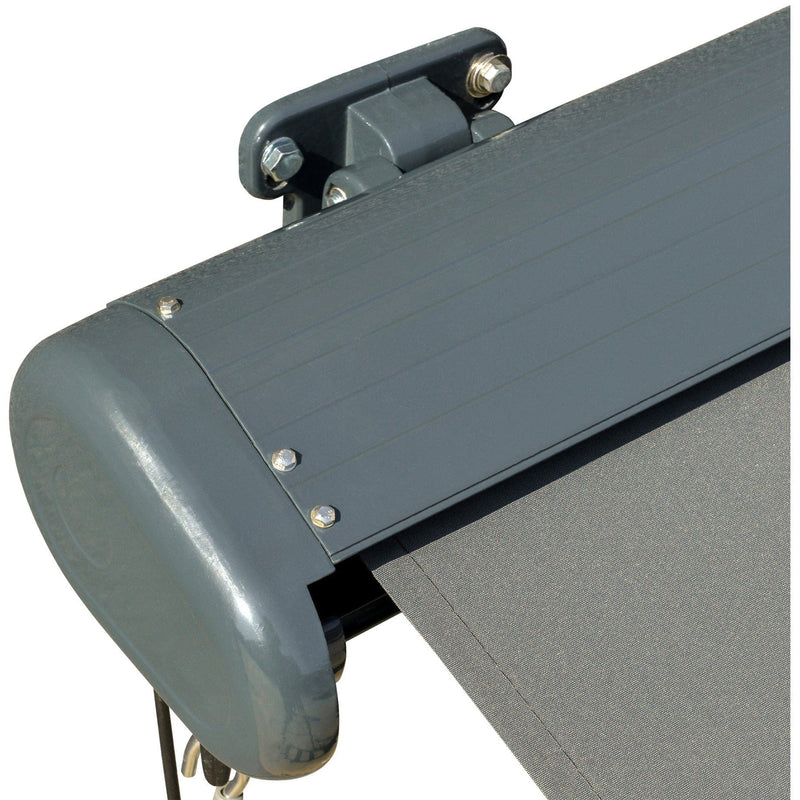 300 x 250cm Electric Awning - R/C & LED, Grey