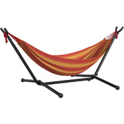 Camping Hammock with Stand, Bag, Adjustable, 120kg Load Outsunny