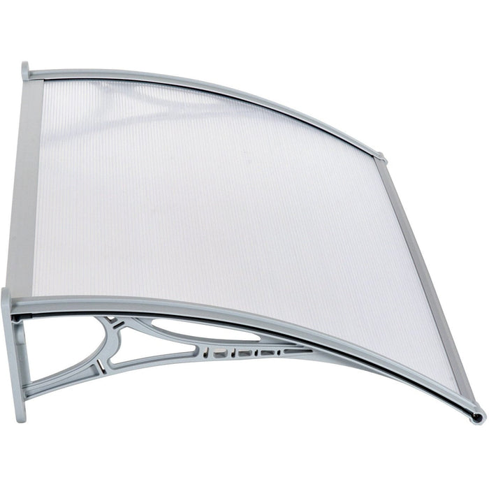 Door Awning Canopy, Front Back Porch Shade, 140x70cm, Clear
