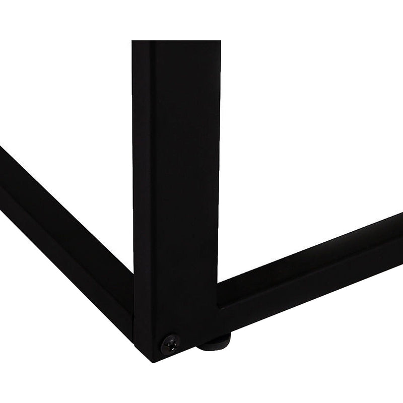 C Shaped Side Table, Metal Frame for Living Room, Bedroom