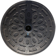 Outdoor Umbrella Stand, 14kg Bronze Resin Outsunny