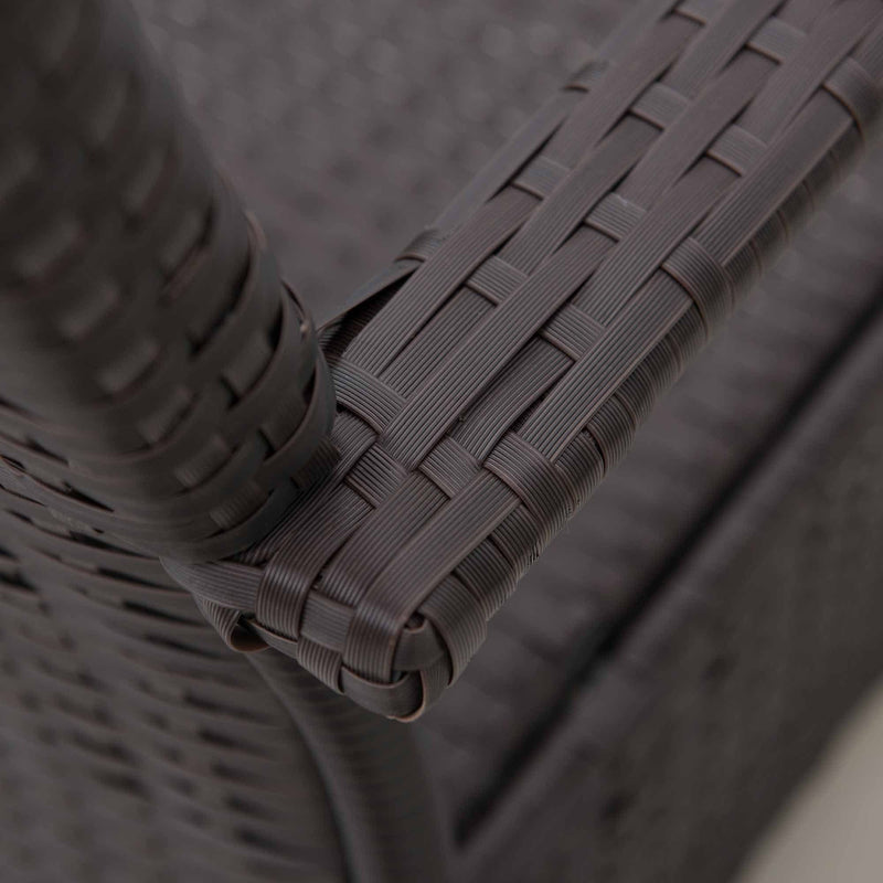 2 Seater Rattan Bistro Set with Cover