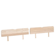 Wooden Sandpit with Adjustable Canopy and Benches for Shaded Outdoor Play Natural Blue White Outsunny