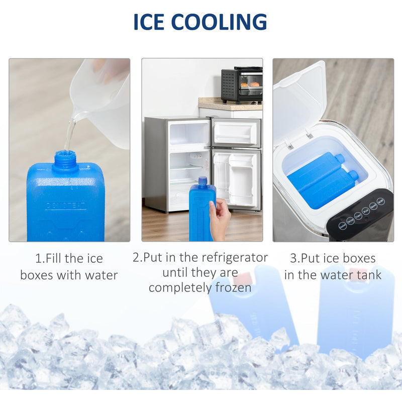 42" White Portable Air Humidifier Cooler Homcom