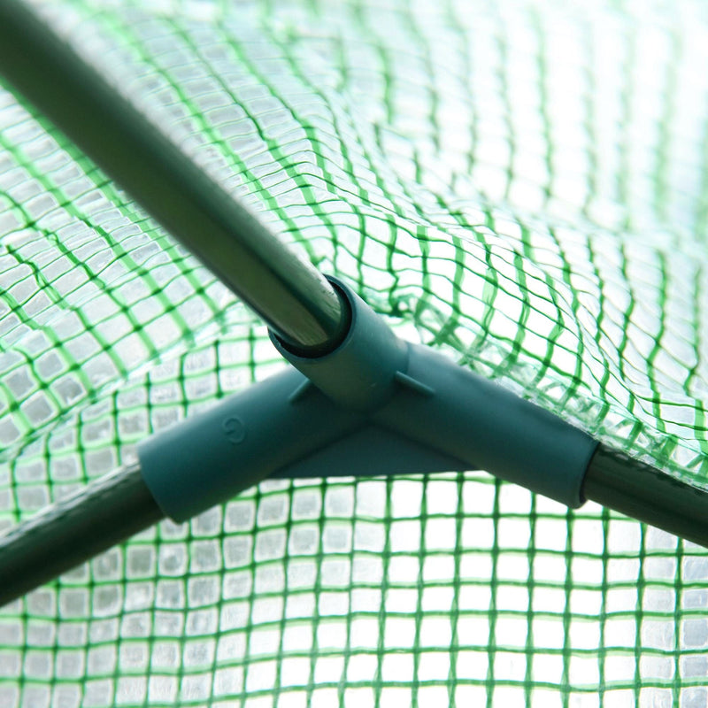 Small Greenhouse For Garden, Roll-Up Door, 180x100x168cm