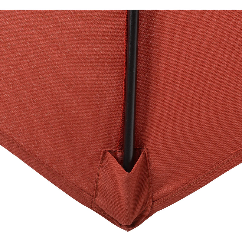 2m Outdoor Patio Parasol - Sun Shade, 6 Ribs Outsunny