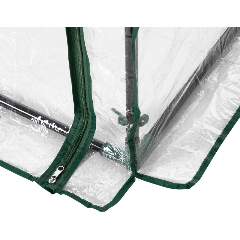 Compact Mini Greenhouse, Steel, Roll-up Door, 100x50x150cm