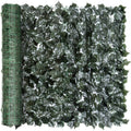 Artificial Leaf Screen Panel, 2.4x1m, Dark Green Outsunny