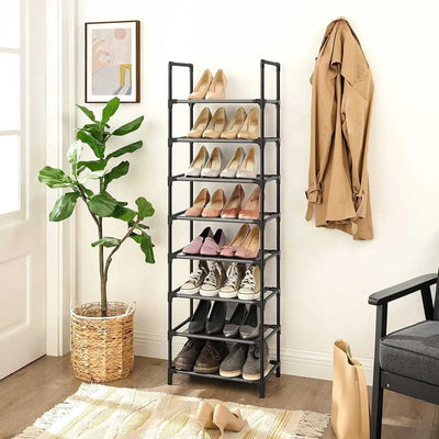 8 Tier Metal Shoe Storage Rack SONGMICS