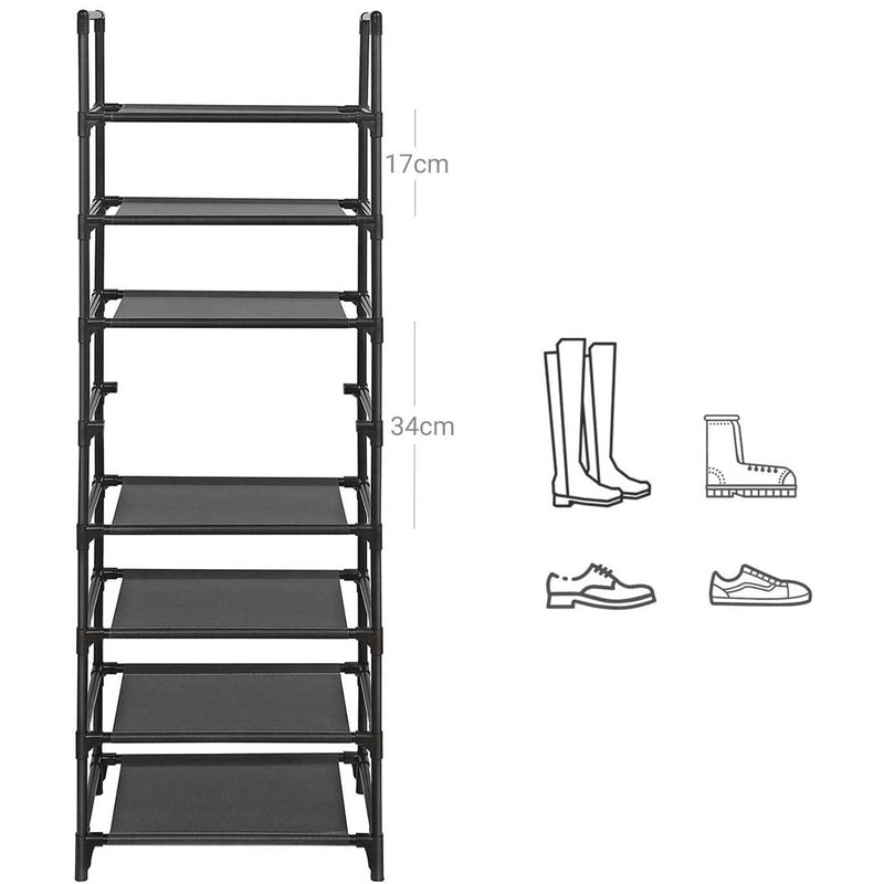8 Tier Metal Shoe Storage Rack