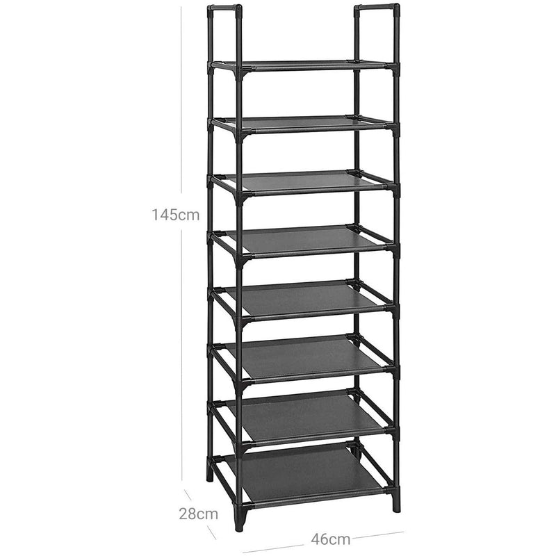 8 Tier Metal Shoe Storage Rack