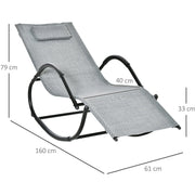 Rocking Sun Chair Outsunny