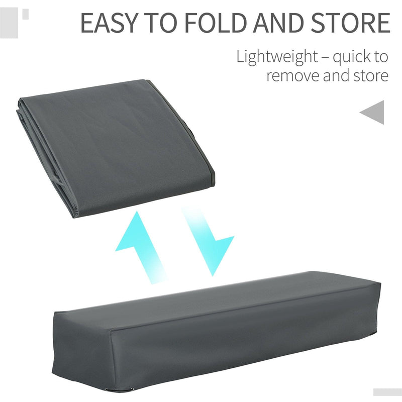 Waterproof Rattan Patio Furniture Covers - 200 x 73 x 35cm