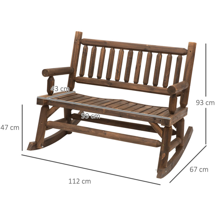 Garden Rocking Bench