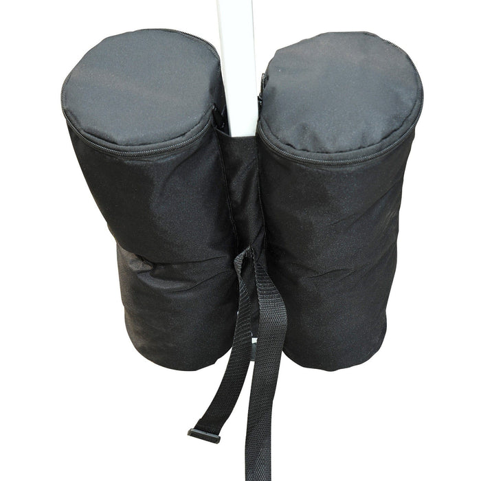 Sand Bag Weights For Gazebo Legs, Set of 4, Black