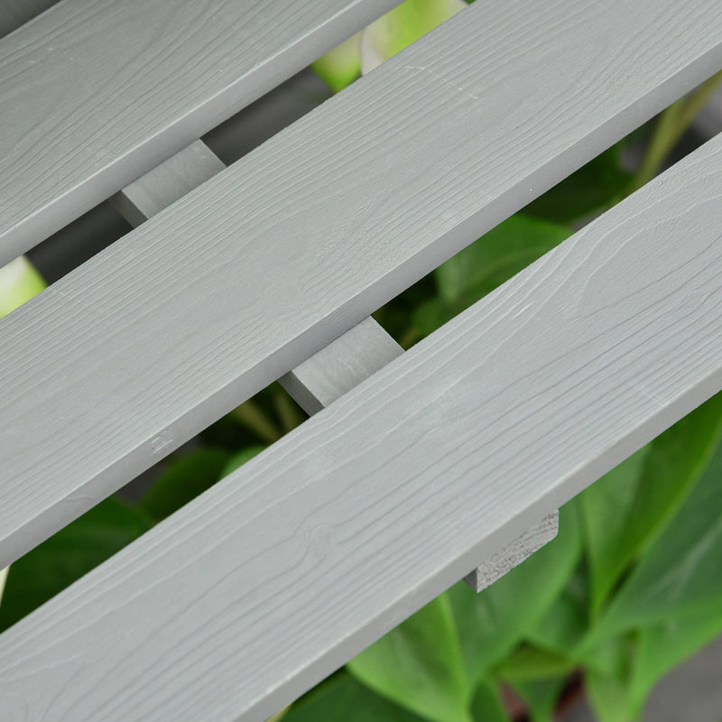 Garden Polycarbonate Cold Frame, L76xW47xH110cm, Grey