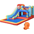 4 in 1 Bouncy Castle w/ Slide, Multicoloured Outsunny