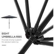 3m Tilting Garden Parasol with Crank Handle Outsunny