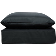 Thick Chair Cushions Outdoor - Black Outsunny