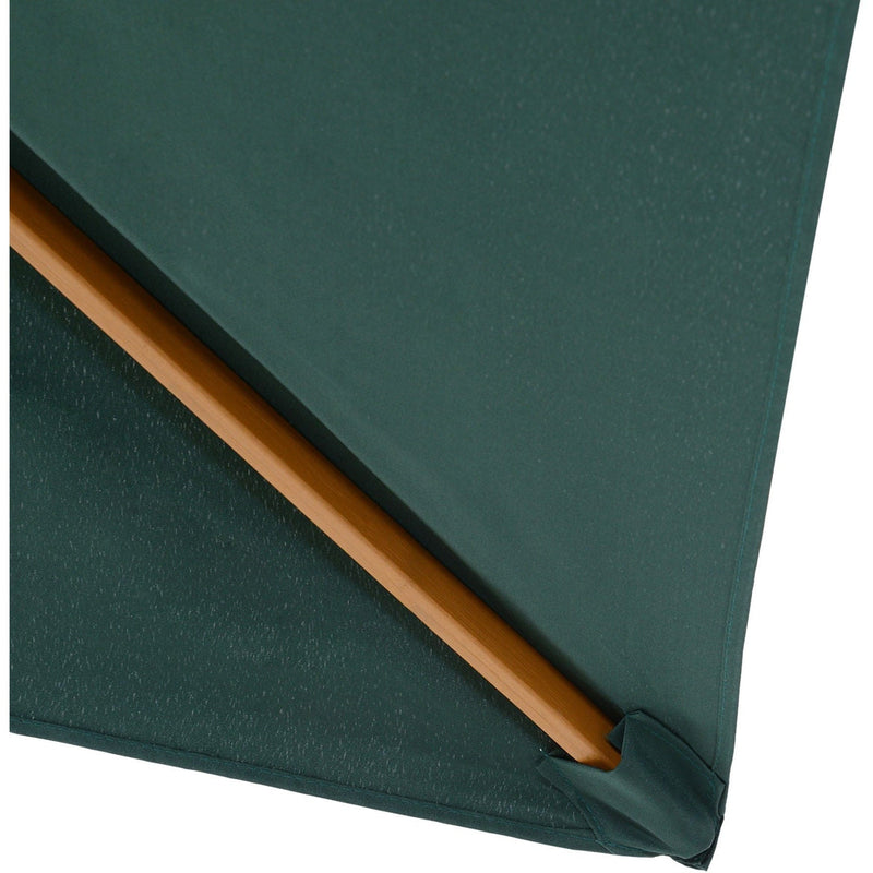 3x2m Large Wooden Patio Parasol