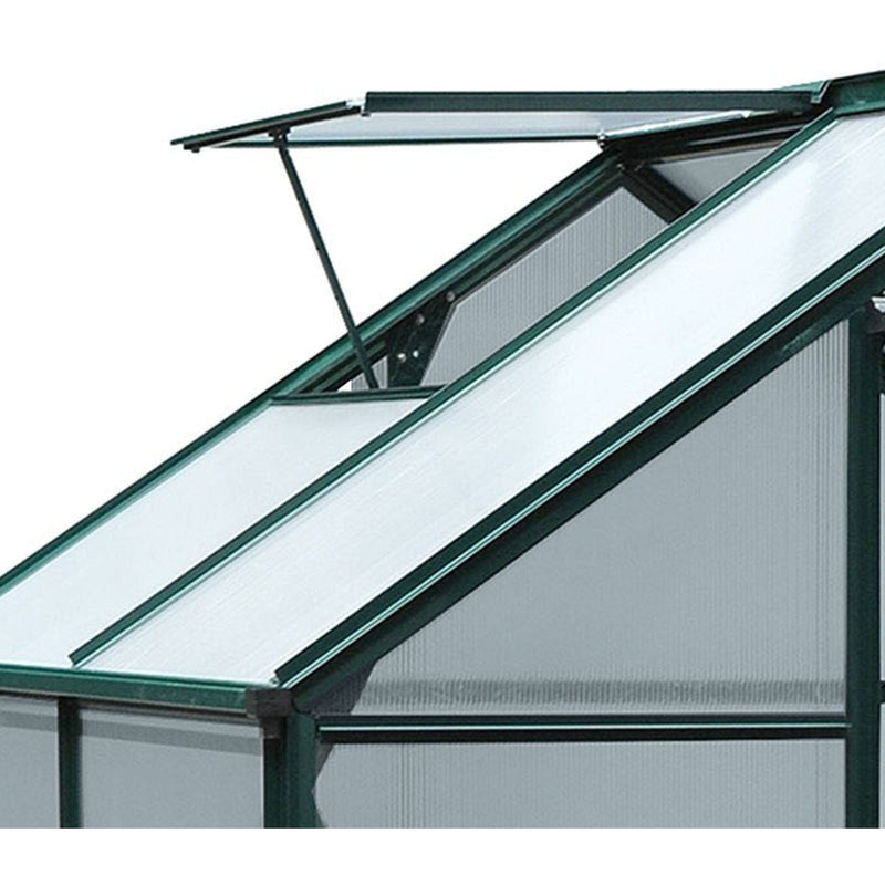 Polycarbonate Greenhouse, Walk In, Galvanised Frame, Clear