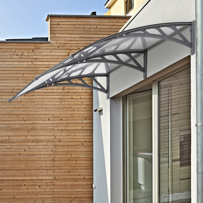 Clear Door Canopy 200x75cm