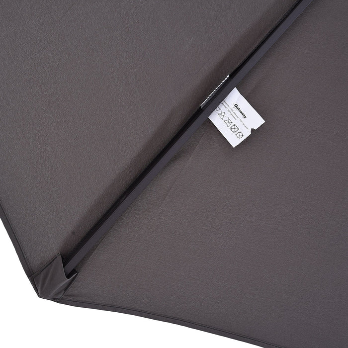 4.6m Double Sided Parasol, No Base, Beige