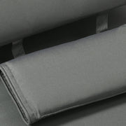 Grey Sun Lounger Replacement Cushion Outsunny
