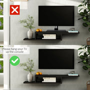 Wall Mounted Floating TV Stand Homcom