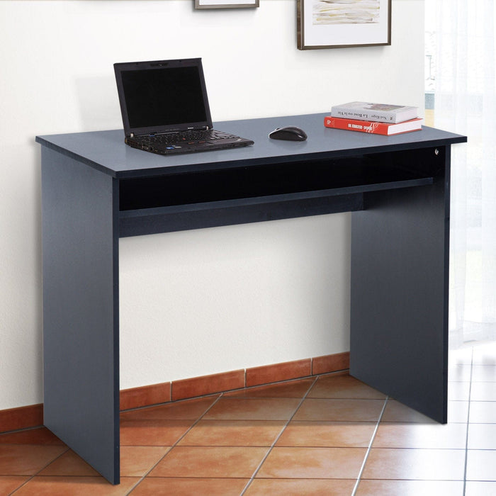 Home Office Computer Desk with Storage, 90x50cm