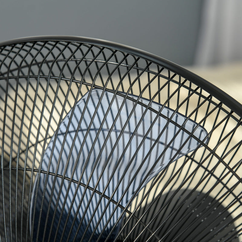 Misting Pedestal Fan, 2.8L Tank, Timer, Remote, Black Homcom