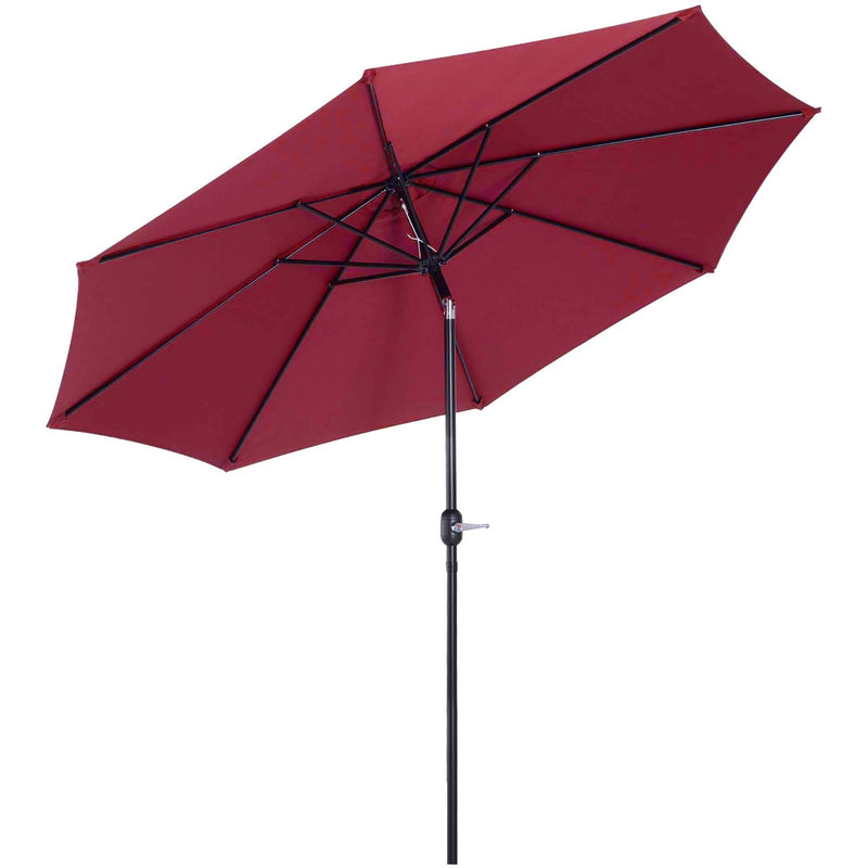 3m Tilting Garden Parasol with Crank Handle Outsunny
