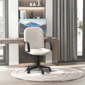 PU Leather Mid Back Swivel Office Chair Homcom