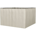 Sides For Gazebo, 4-Pack, Universal, Fits Most 3x4m Gazebo Outsunny