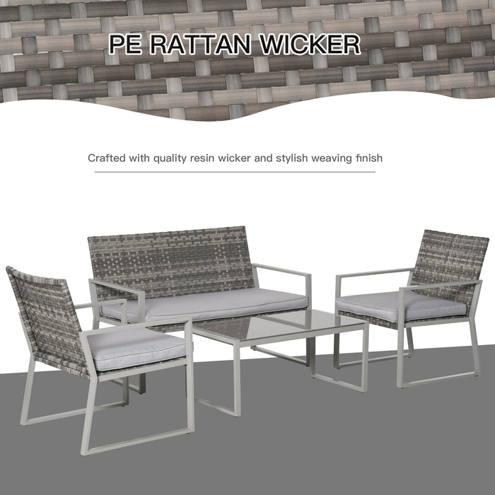 4 Seater Outdoor Sofa and Table