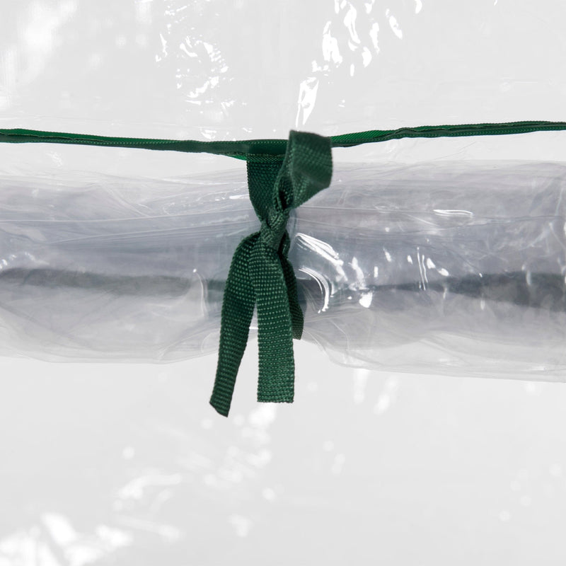 Compact Mini Greenhouse, Steel, Roll-up Door, 100x50x150cm