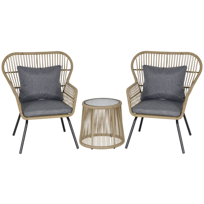 Modern Wicker Bistro Set