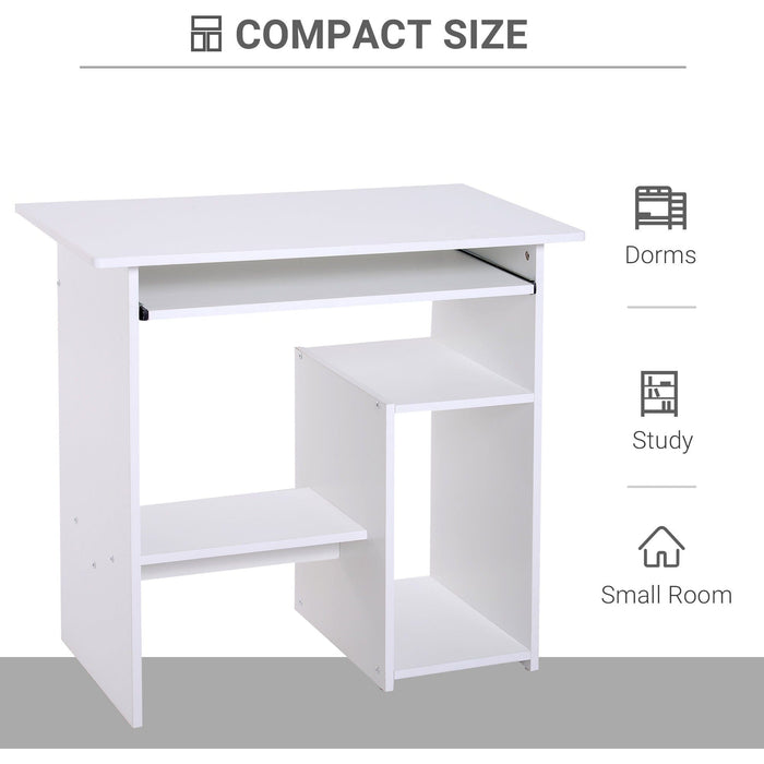 Computer Table with Keyboard Tray