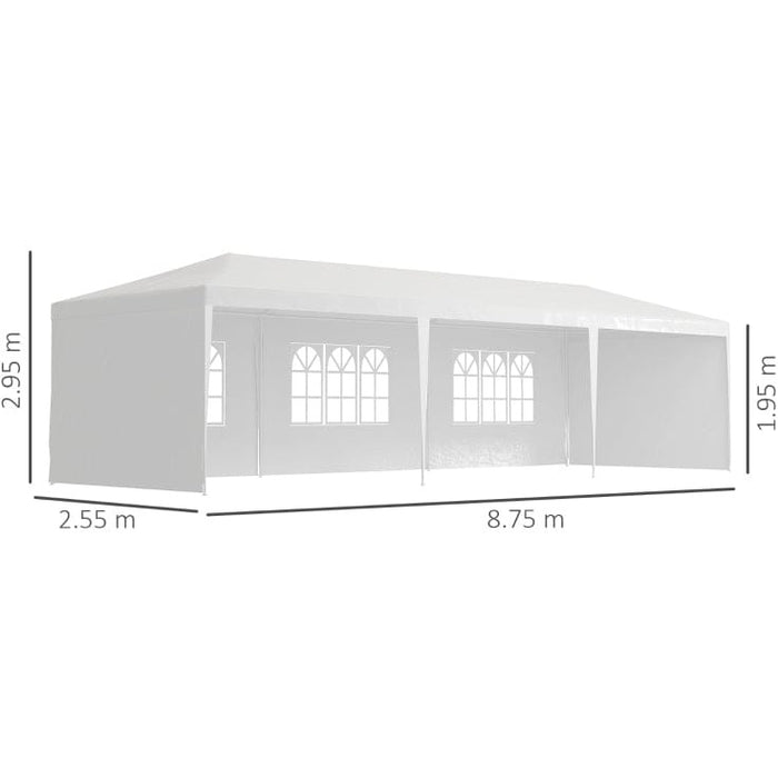 Large White Garden Gazebo