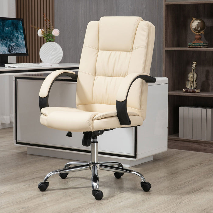 High Back Executive Chair Beige