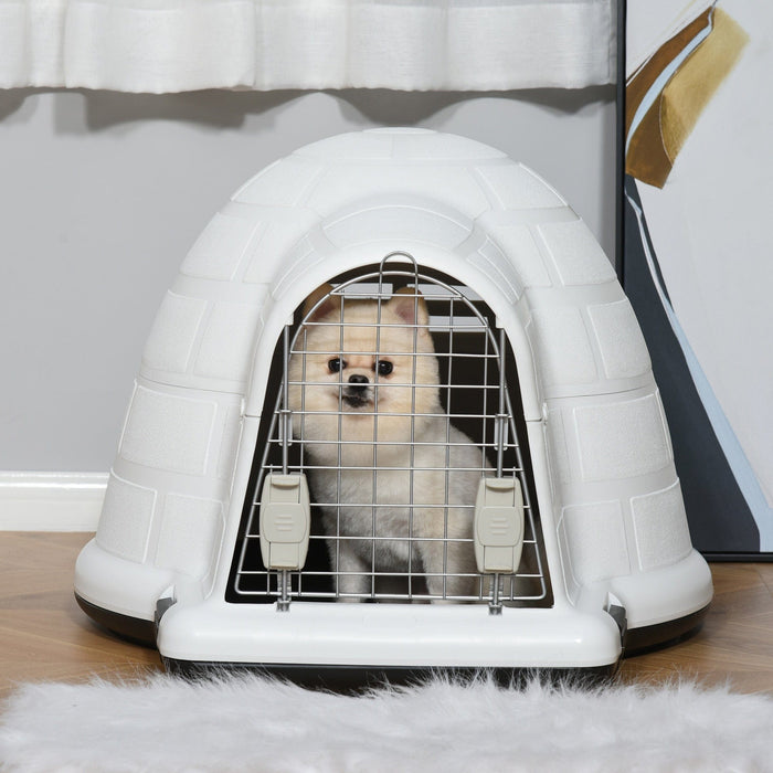 Foldable Heavy Duty Kennel with Double Doors