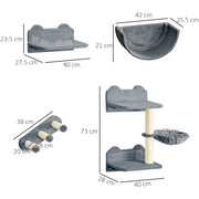Wall Mounted Shelves For Cats Pawhut
