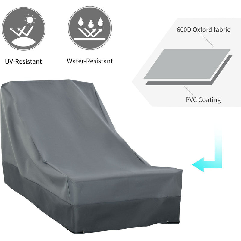 Waterproof Cover For Sun Lounger, 200 x 86 x 82cm