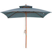 Pagoda Style Large Patio Parasol Outsunny