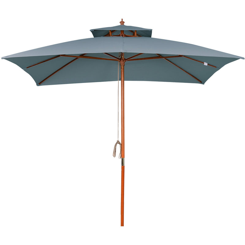 Pagoda Style Large Patio Parasol Outsunny